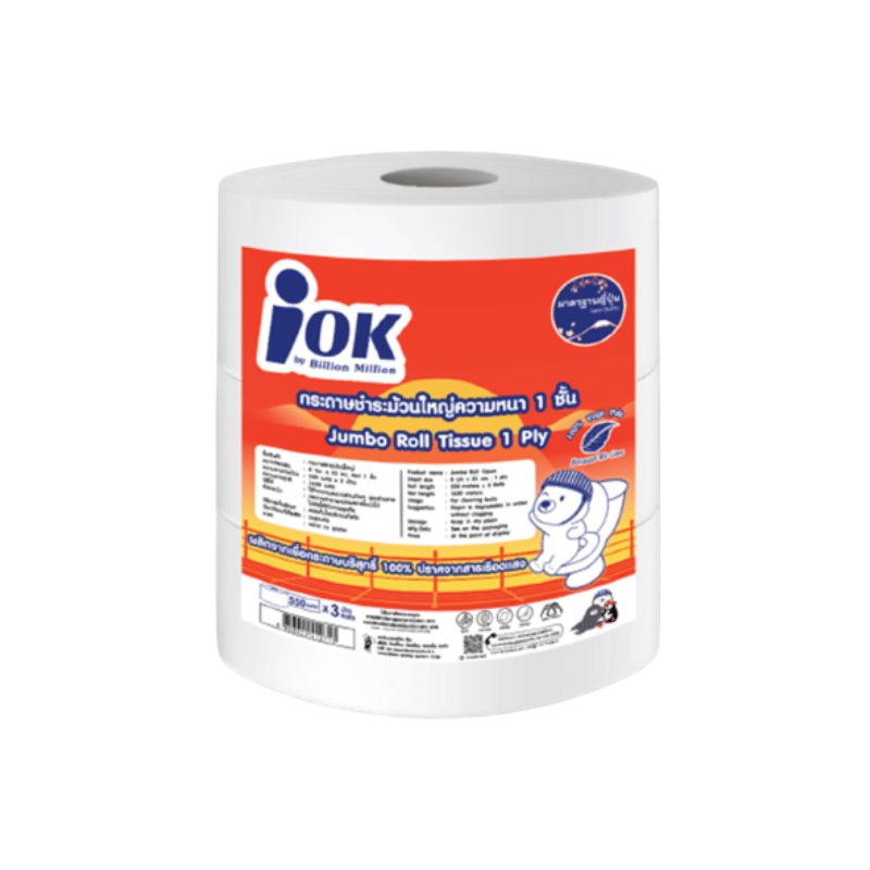 กระดาษชำระ IOK หนา 1 ชั้น ความยาว 550 เมตร/ม้วน (แพ็ค 3 ม้วน)_1